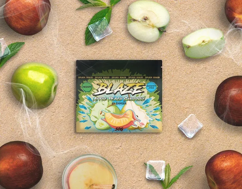 Apple peach smoothie