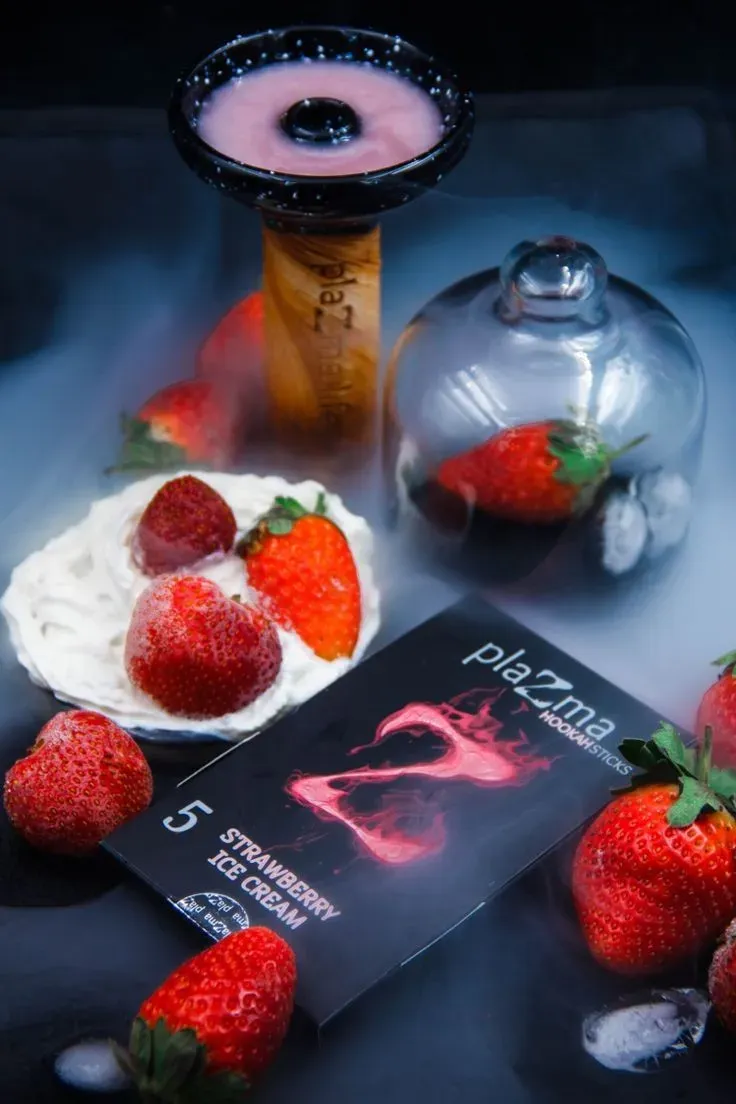 Strawberry Ice Cream (with nicotine)