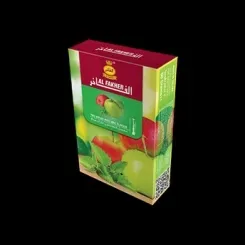 Two apples with mint