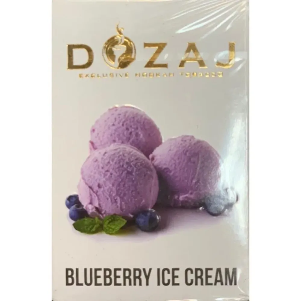 Blueberry ice cream