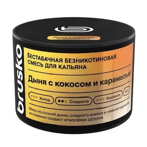 Дыня с кокосом и карамелью