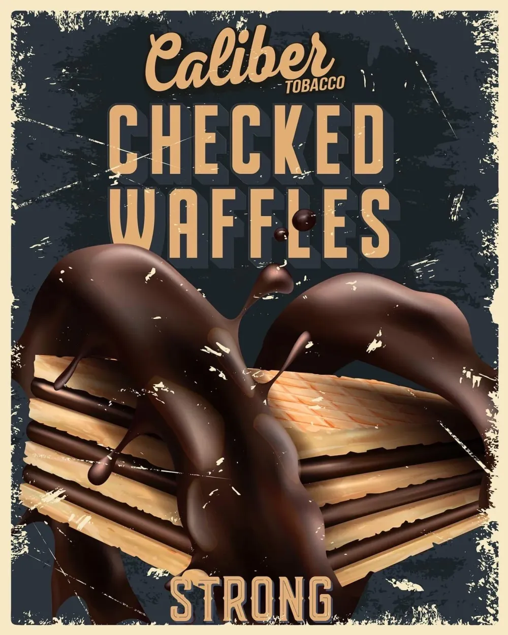 Checked waffles