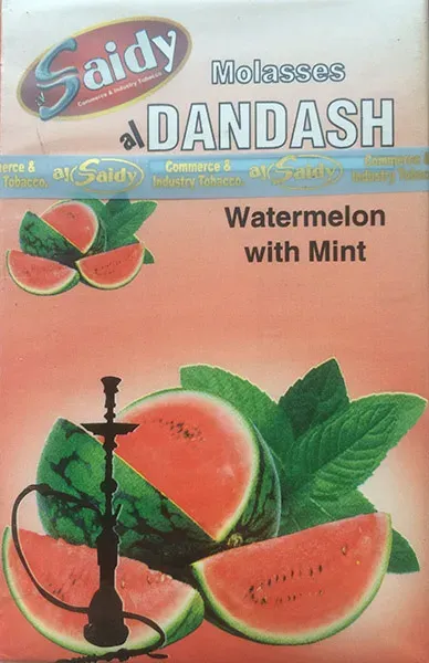 Watermelon with mint