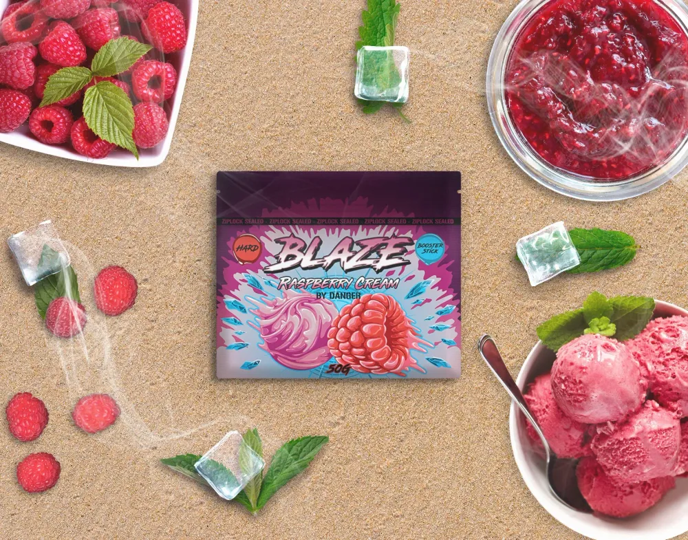 Raspberry cream